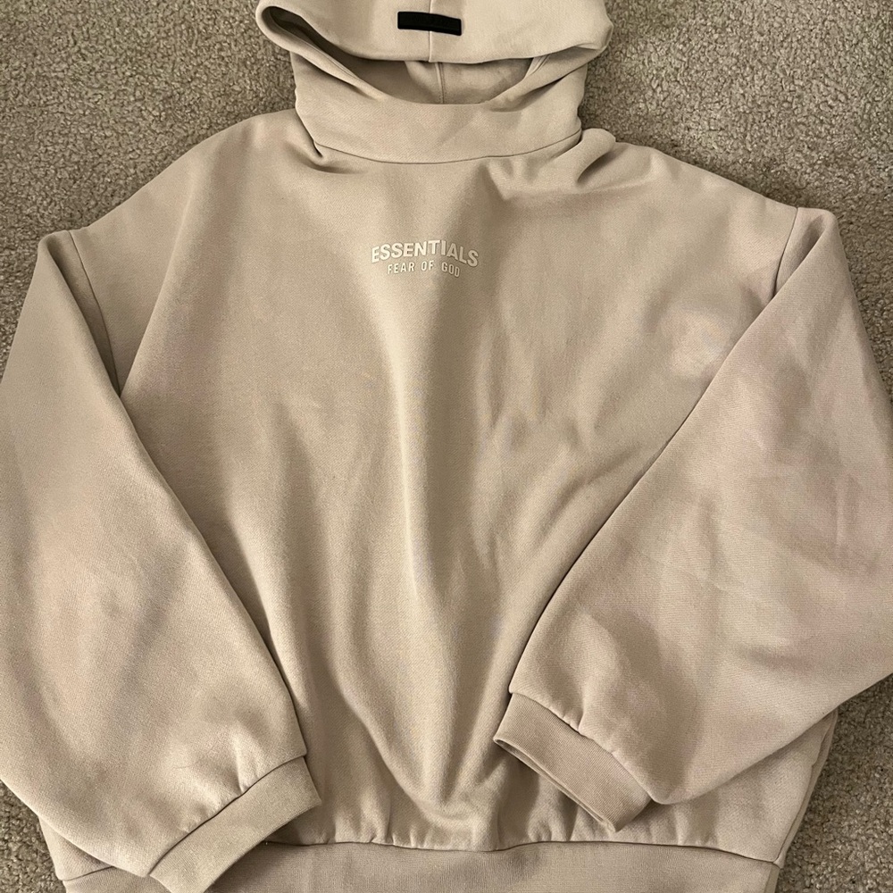 Essentials Tan Turtleneck Sweater Oversized Fit - image 1